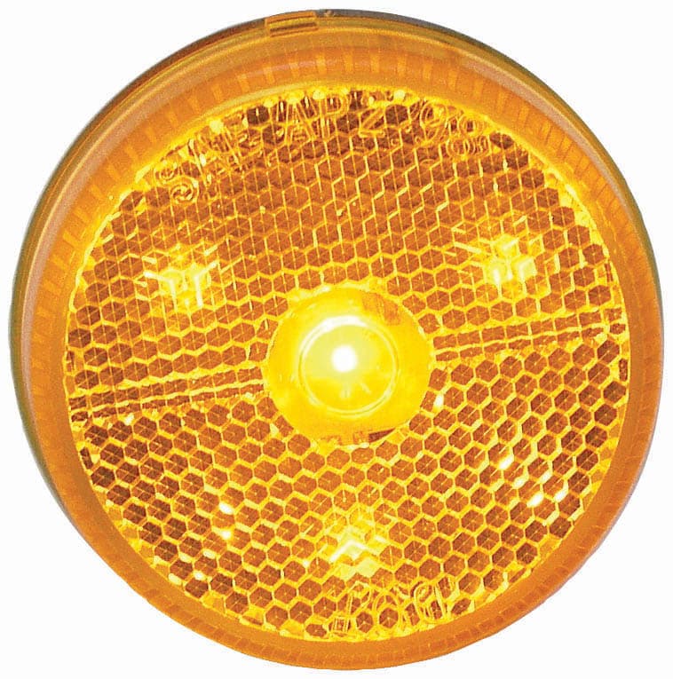 LED M/C P2 RND AMP HSG W/RFLX 2.5"