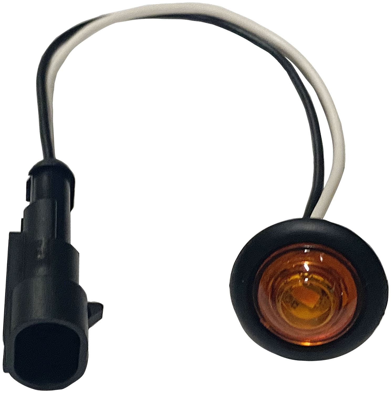 LED M/C PC RND W/AMP CONNECTOR .75,BAGGED