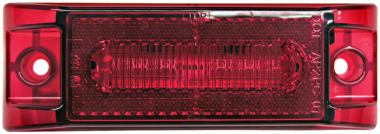 LED M/C PC RECT W/RFLX 6.0"X2.0" MV
