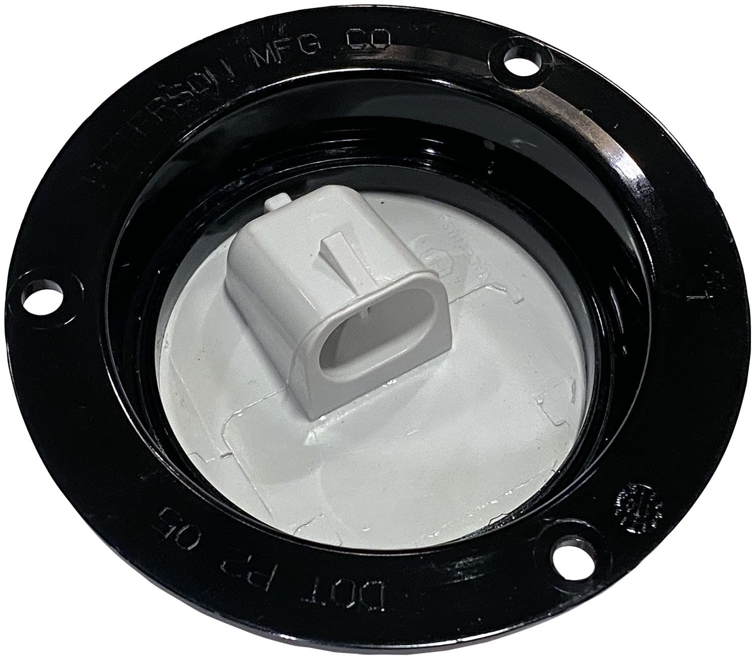 LED M/C PC RND CLR LENS AMP W/SM FLNG 2.5"