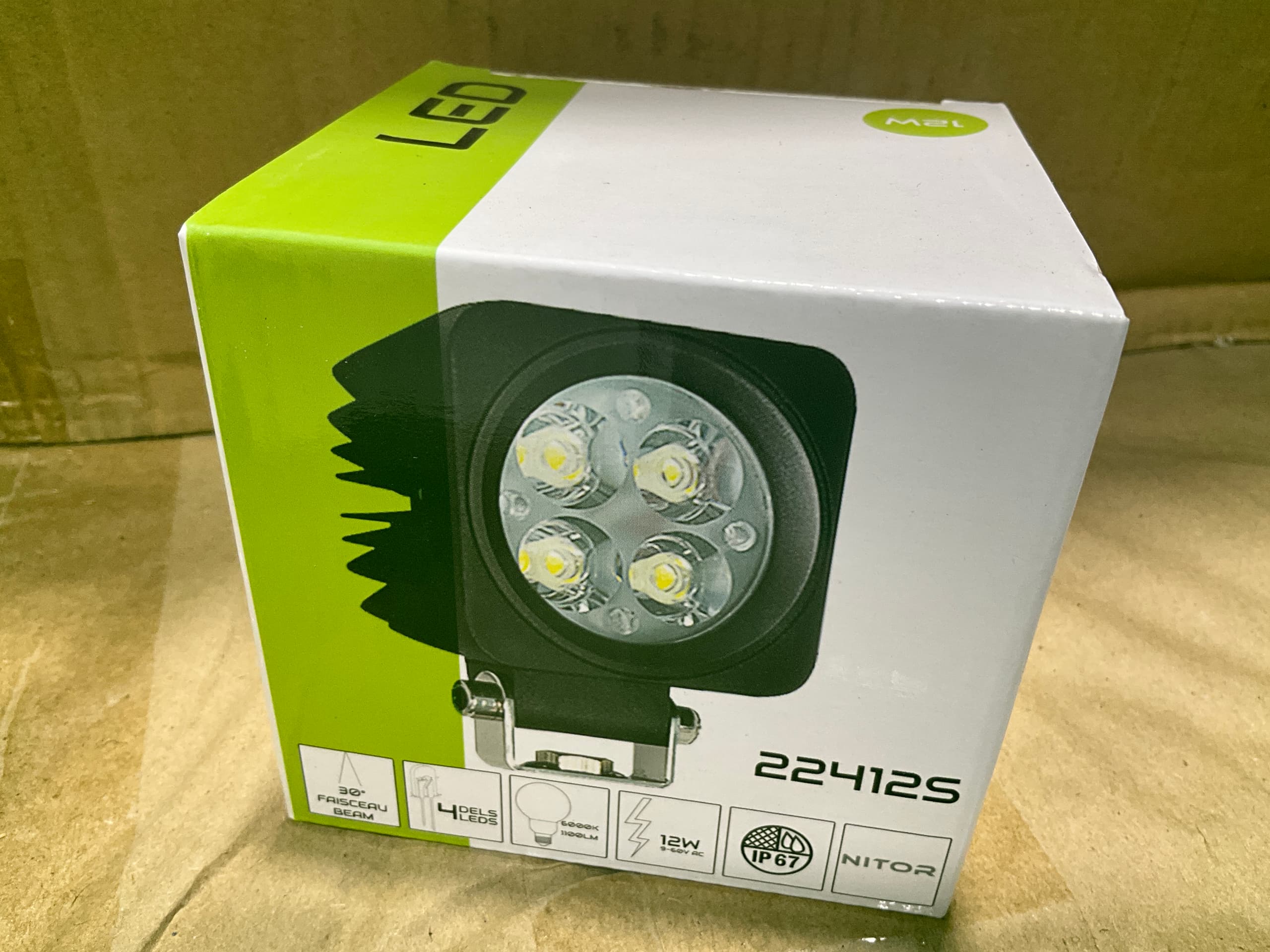 DEL LAMPE DE TRAVAIL 9-60V 12W Spot