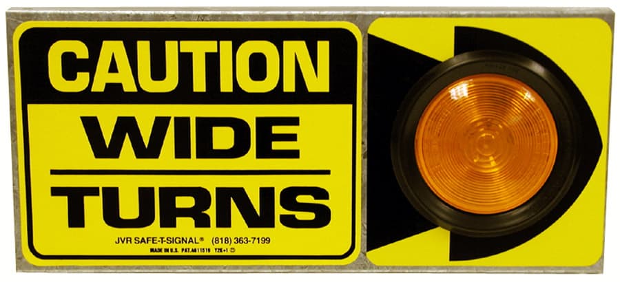 INC WIDE-TRN SGNLS RECT MID-TLR 17.875"X8"