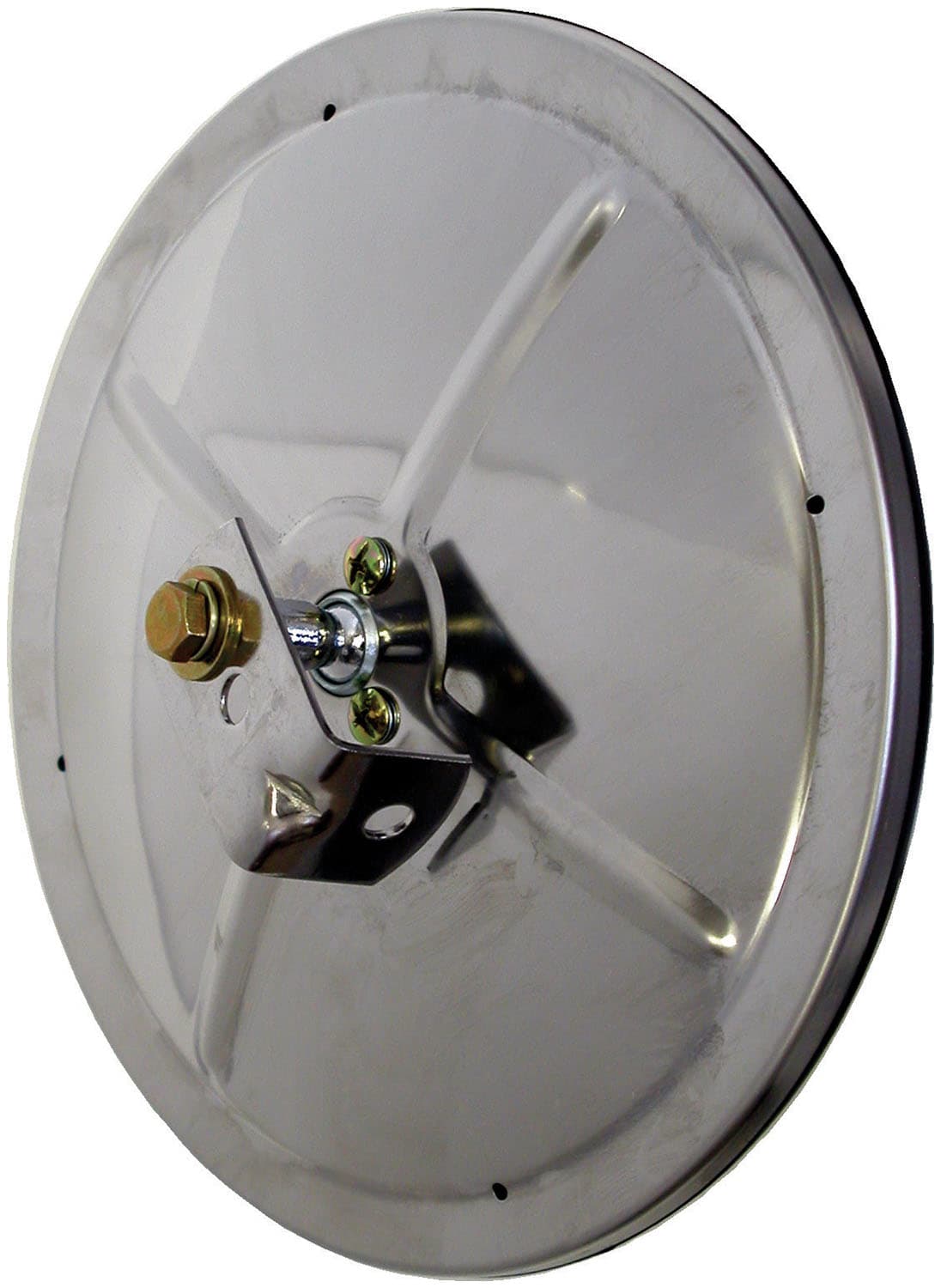 MIRROR CONVEX CLAMP ON RND BRIGHT SS 8"