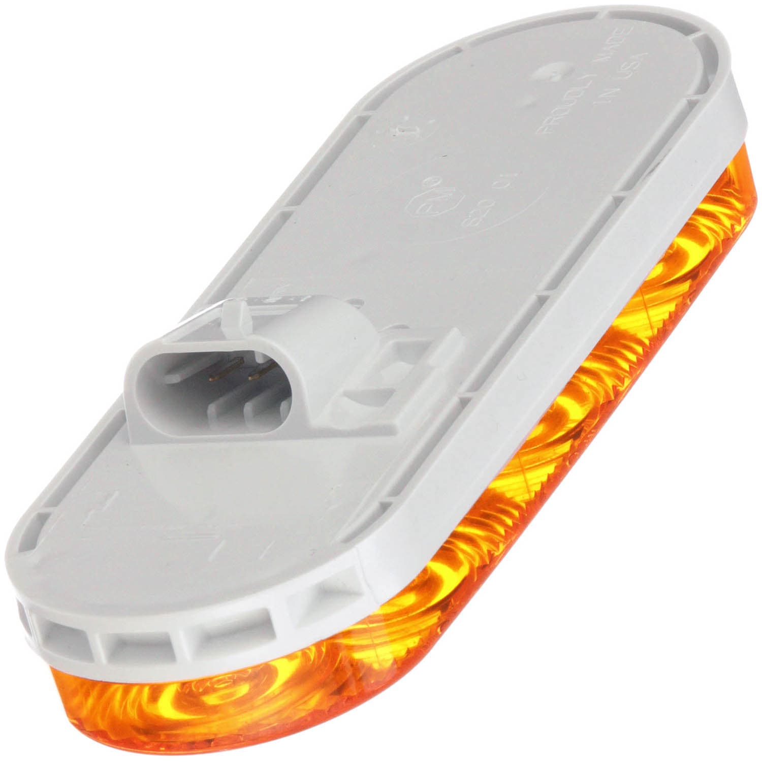 LED FP/T OVL 10 DIO AMP HSG GROM MNT,6.5"X2.25"