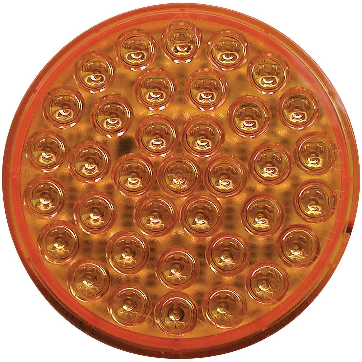 36 LED STRB/TRN SIGNAL RND CRBSD 4" MV