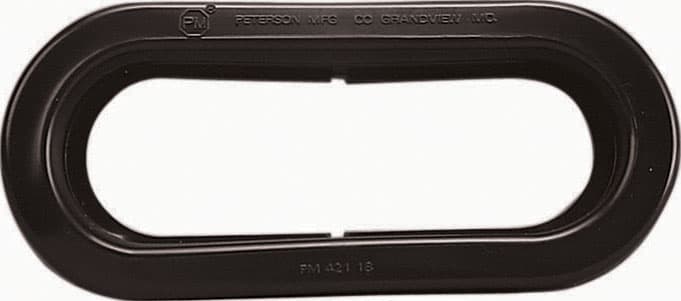 Ovale Montage Passe-fil, Noir Ovale, Vrac Paquet