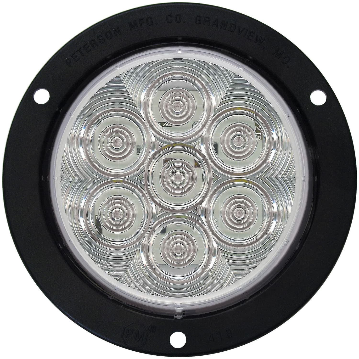 Lumen X ® PL3 4" Rond Back-Up Feu, Bride, Vrac Paquet