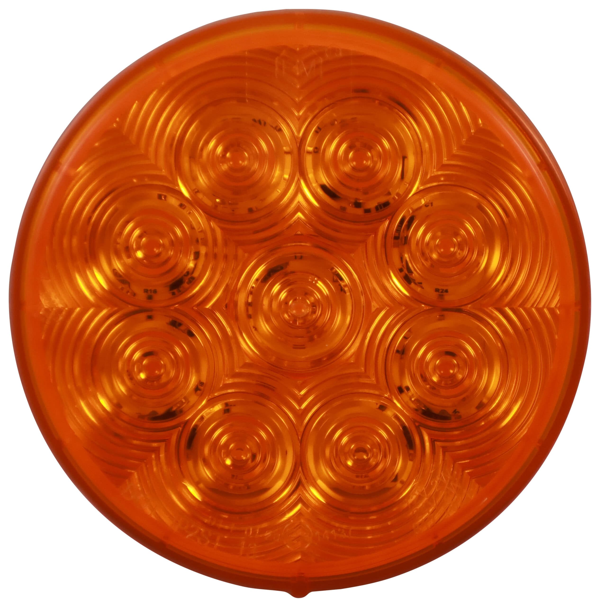 9-Diode 4" Rond Stroboscope & Arrière Clignotant Signal avec  Sync, Ambre, Curbside Low, Vrac Paquet