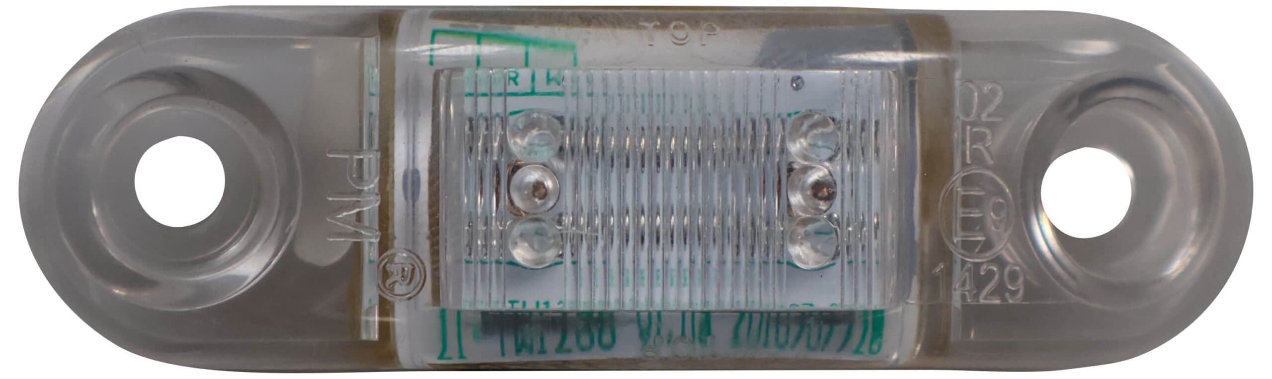 LED SM/OUTLINE LGT OVL ECE 2M LDS 2.75" X .75 MV
