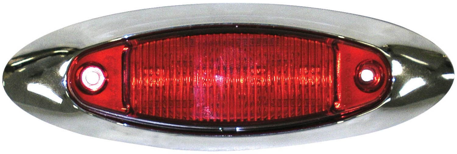 LED M/C P2 OBLG KIT W/CHRM BZL 4.7"X1.5'