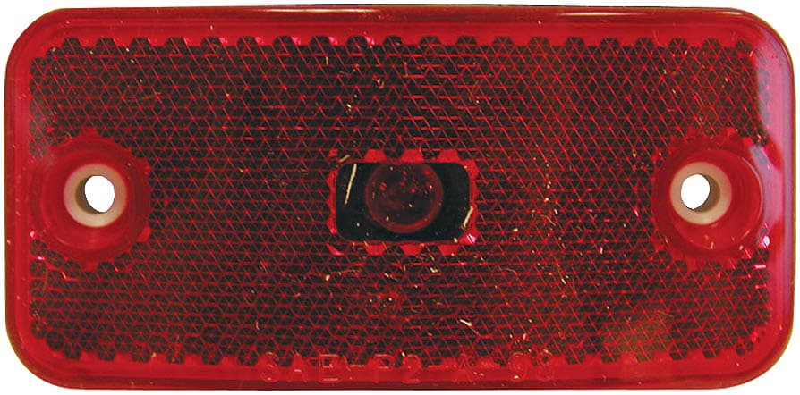 INC M/C P2 RECT W/RFLX 3.875"X1.875"