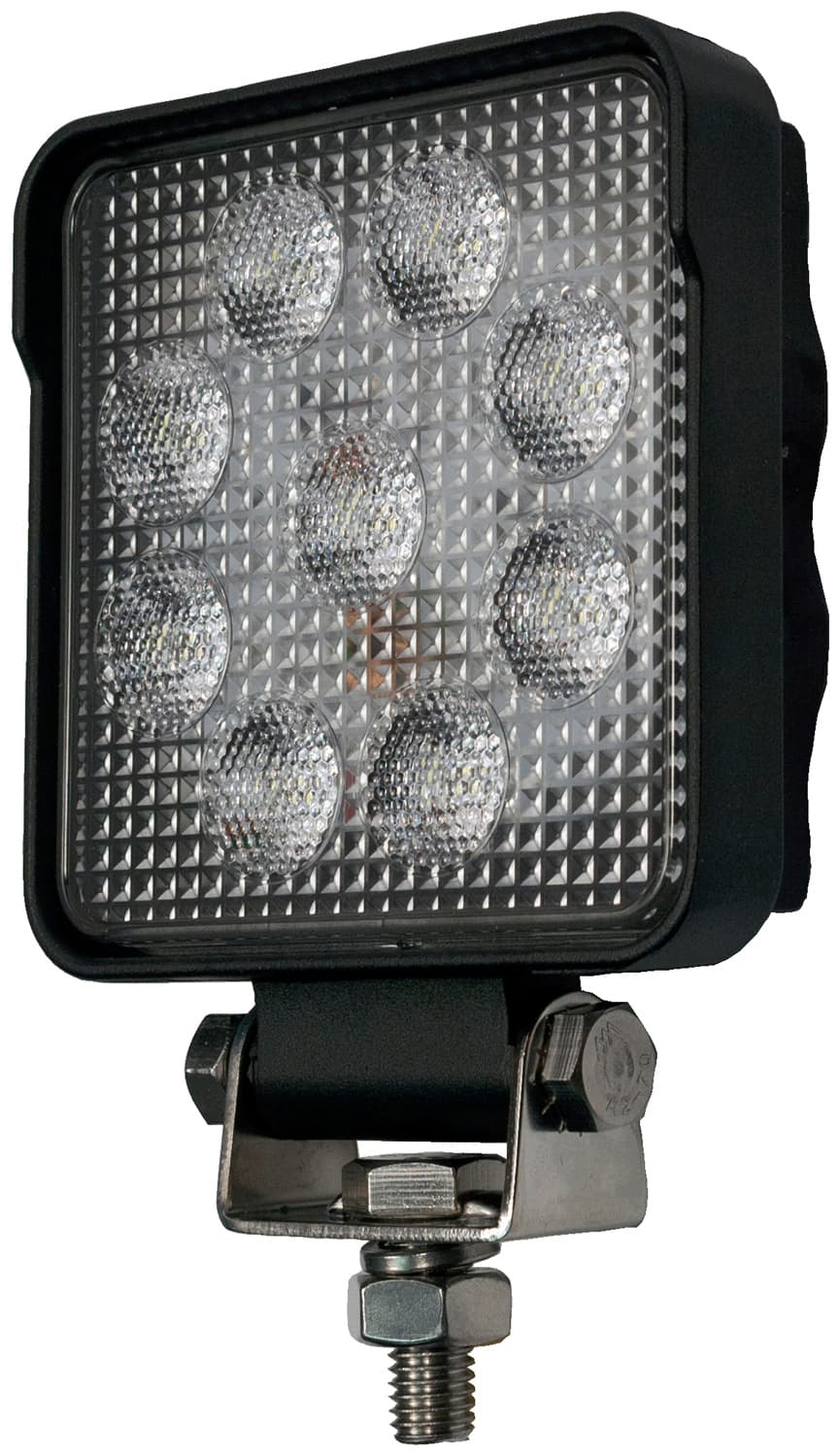 LED WK LGT 9 DIO SQ PED MNT 1350 LM 4.29"X4.29" MV