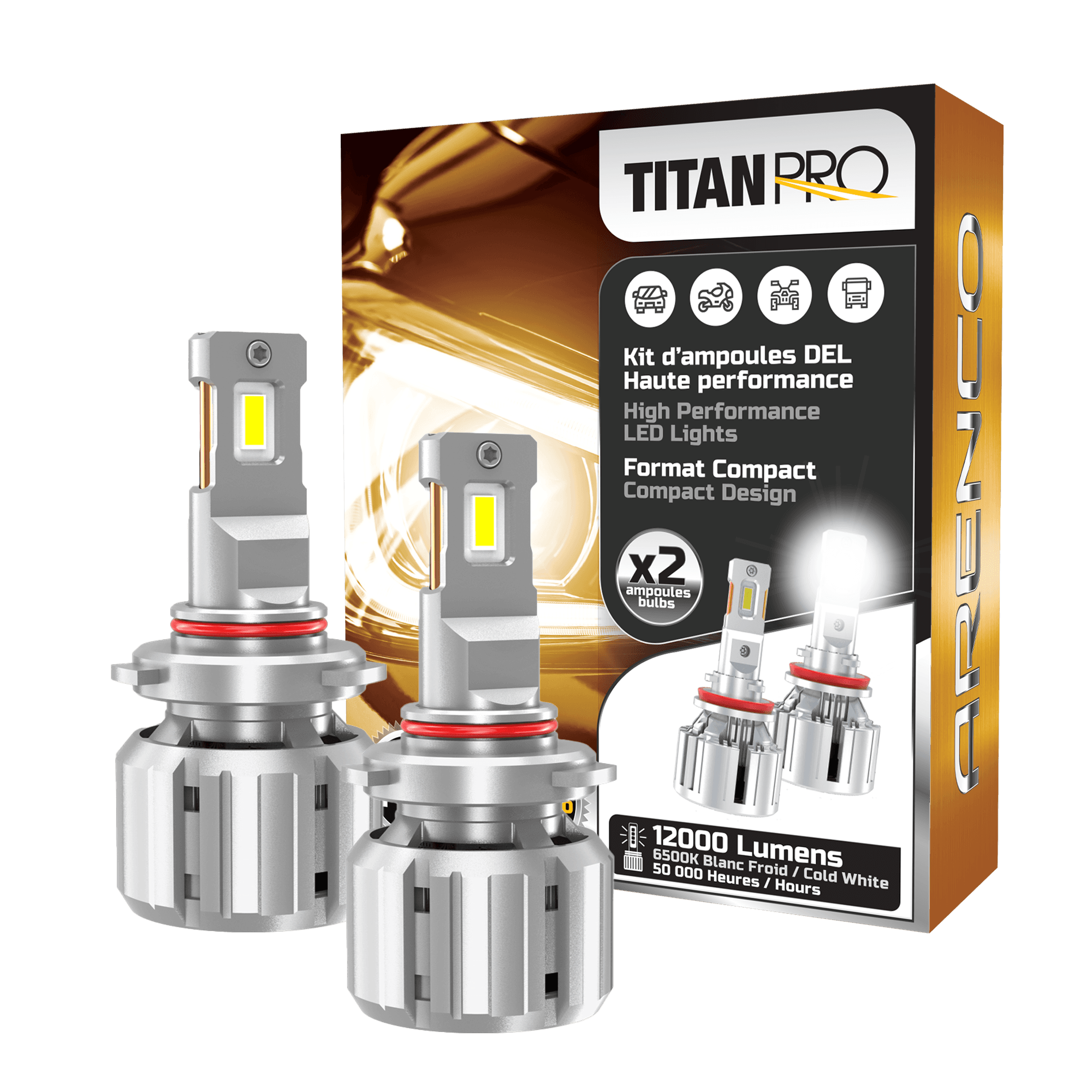 Ensemble de conversion DEL Titan Pro d’Arenco