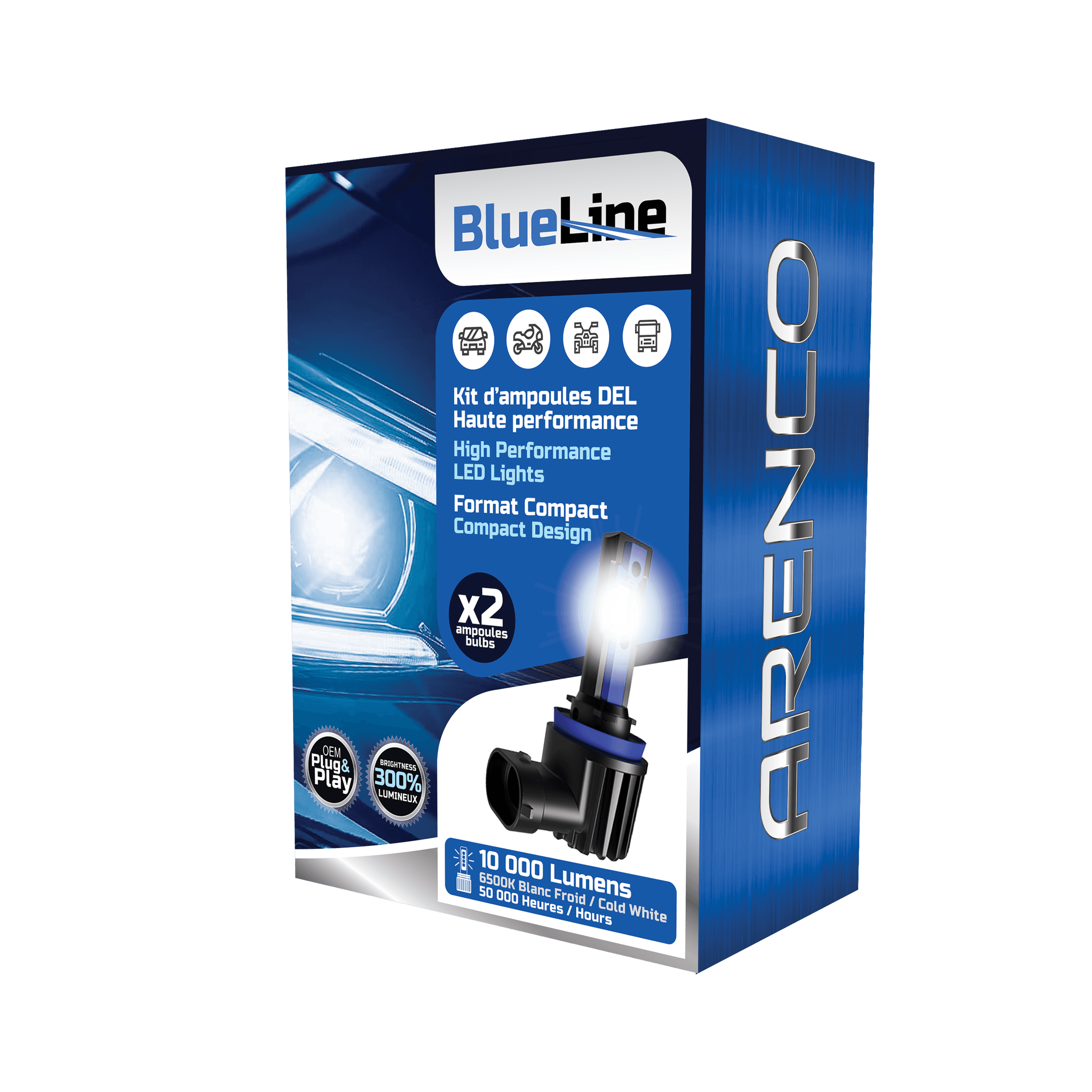 Ensemble de conversion DEL BlueLine d’Arenco
