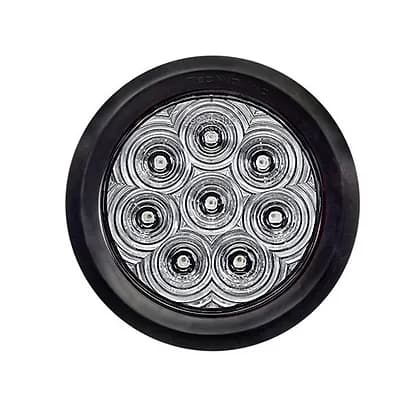 HI VIS 4" RND STT CLR LENS GROM MNT AMP