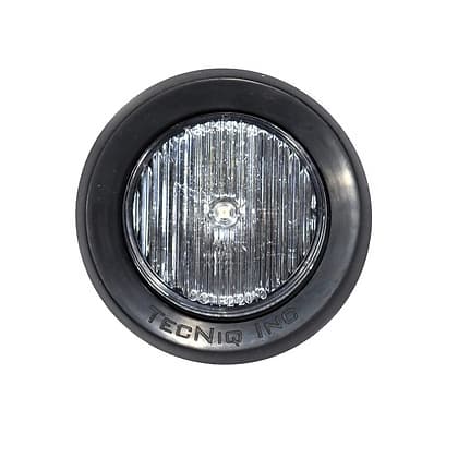 LED 2'' CLEAR LENS AMBER