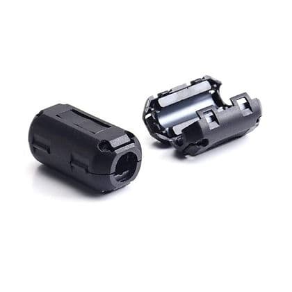 RFI EMI ferrite clips for 9 mm cable