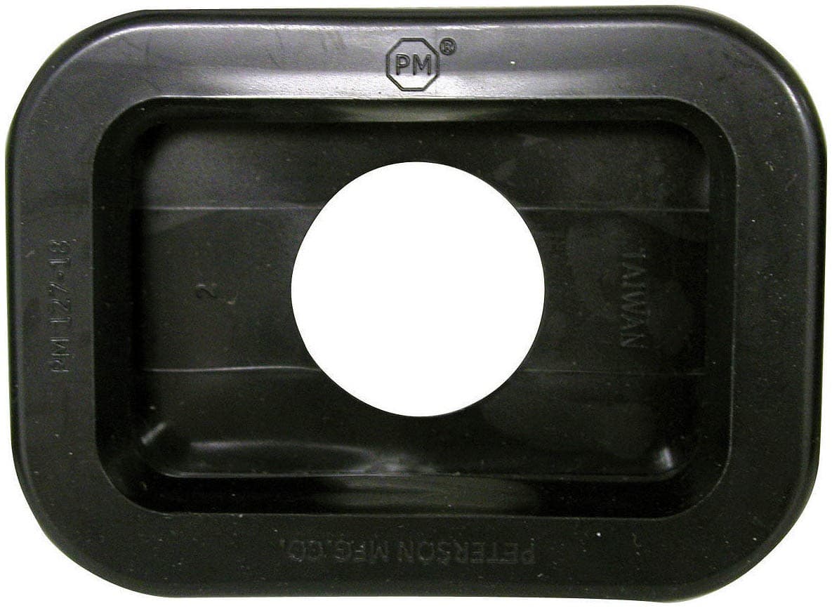 GROMMET SQ FLUSH MNT 4.125"X3"