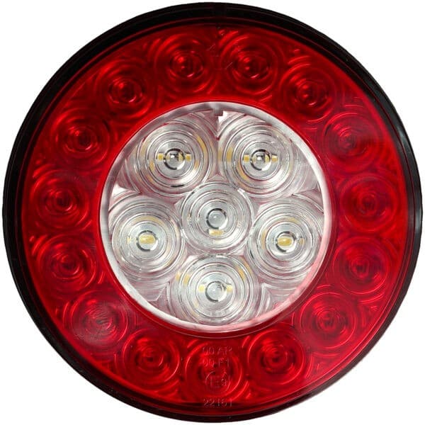 LED REAR FOG & REV LGT RND ECE GROM MNT 4" MV