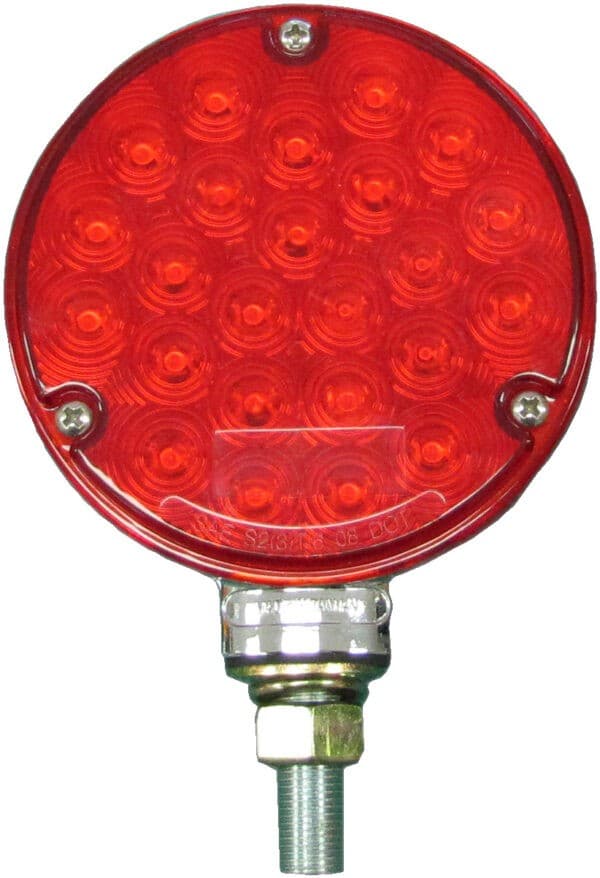LED S/T/T SNGL-FACE RND PED 4.10"