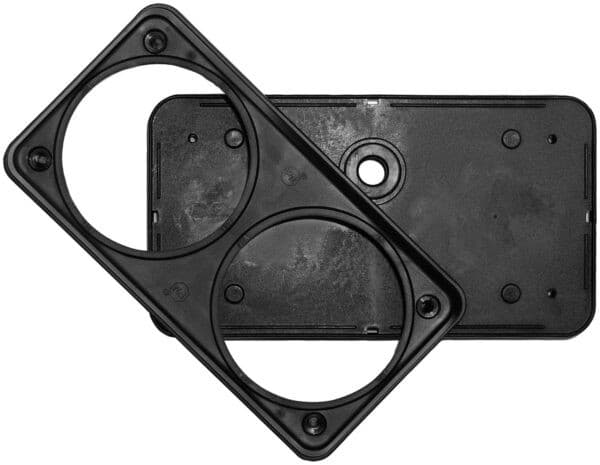 BKT SRFC-MNT RECT DBL LGT 10.22"X5.6"