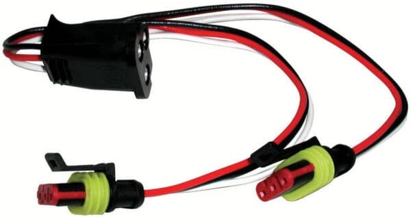 PLUG, Y-ADPT FEMALE PL-3 TO TWO AMP H/S,10.5"