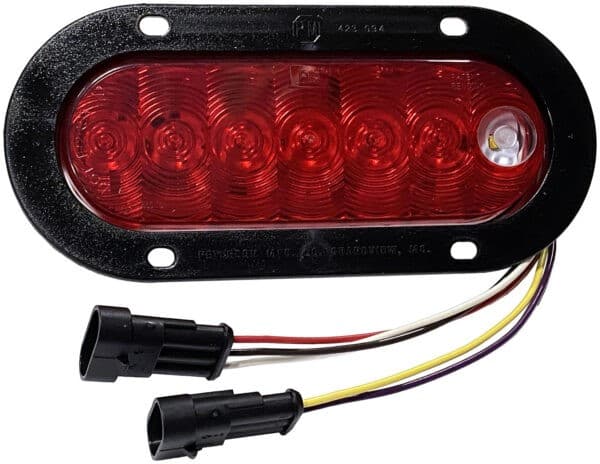 LED S/T/T & BACK-UP LGT 5-WIRE W/FLNG
