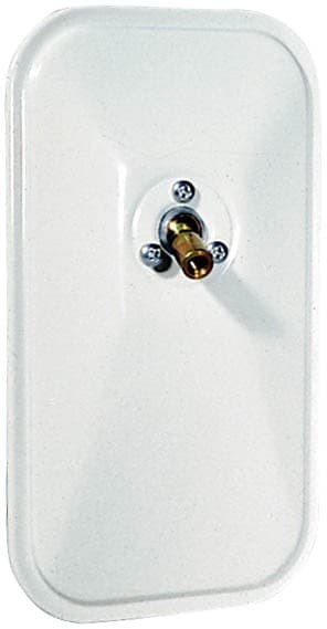 MIRROR UNIV REPL HEAD WHT 4.5"X8.5"