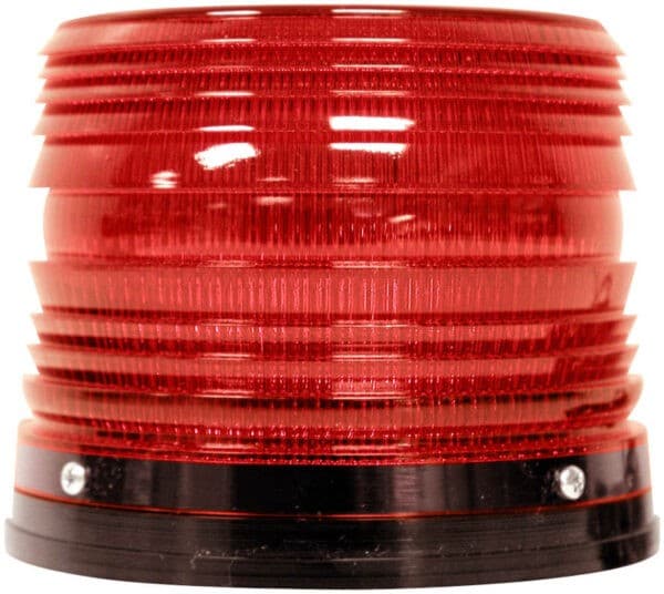 10 Joule Quadruple Flash Stroboscope Beacon, Rouge, Box