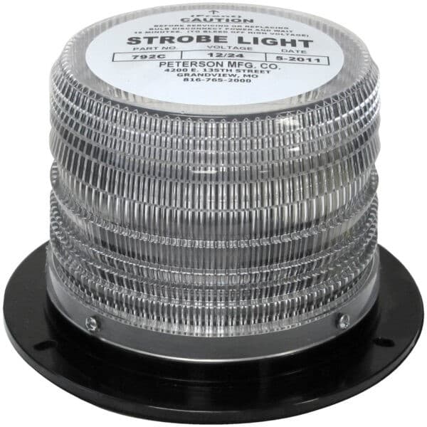 LED STRB LGT BCN DBL-FLSH 7"X4.56" EXCEEDS 14-JOUL