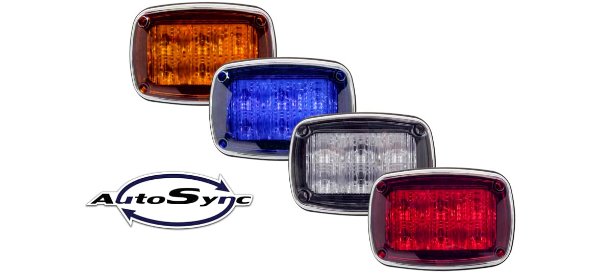 K40 Steady Bleu Flasher Lampe Transparent Lentille