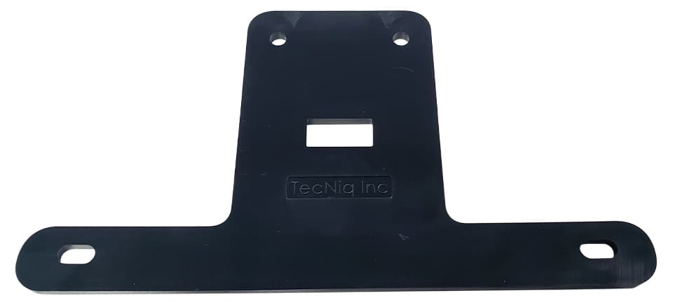 Plaque Plate Support Noir Tecniq
