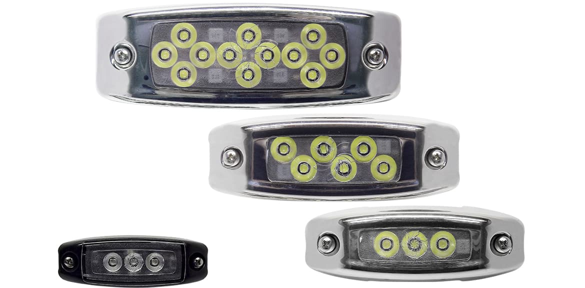 12 DEL Aboverwater Feu Blanc Inoxydable Couvercle w DT06-2S