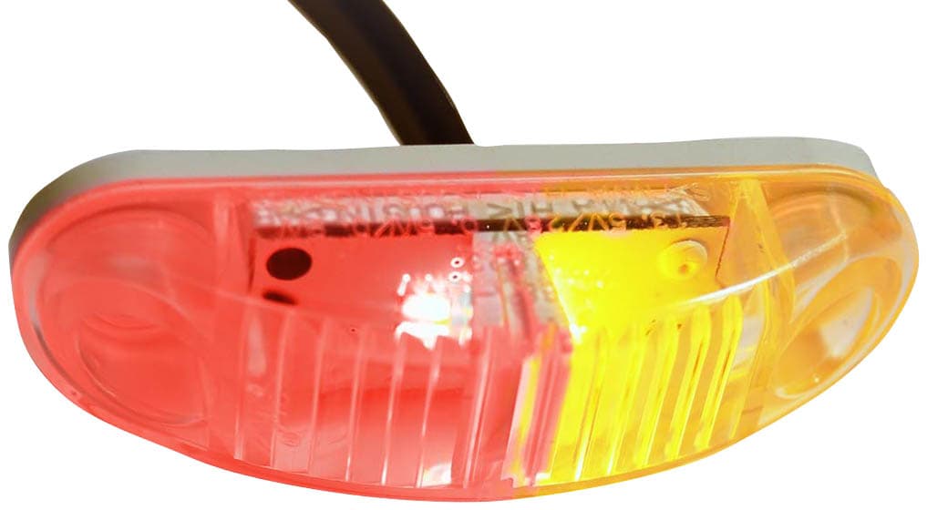 LED MKR/OUTLINE OBLG ADR W/CLR MV