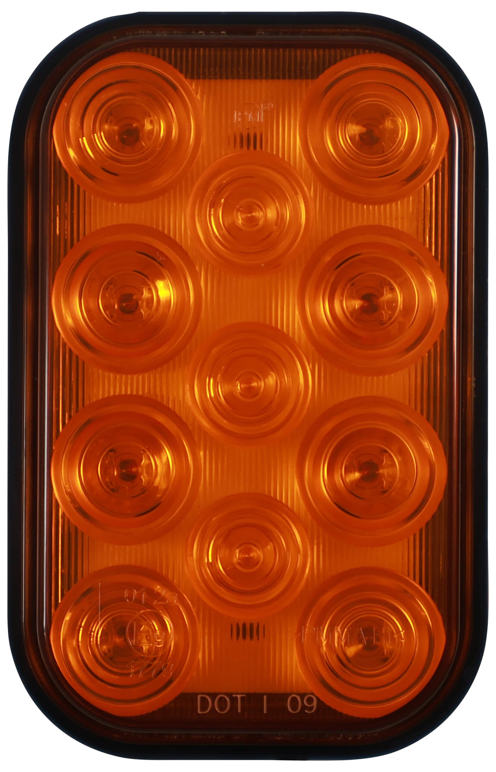 LED STRB AUX 12.25" LDS W/AMP H/S 5.30"X3.44"MV