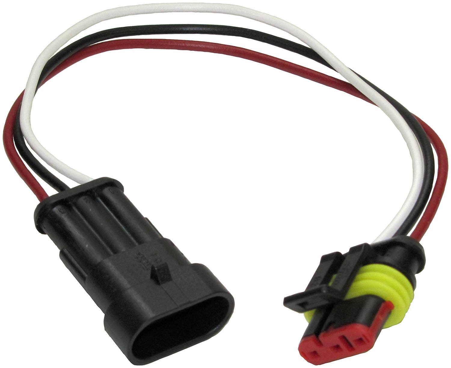 Extension Faisceau, AMP Shroud To Male Fiche, 8", Vrac Paquet