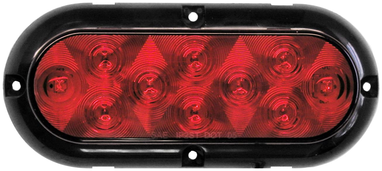 Surface-Montage Ovale Arrêt / Clignotant / Arrière Feu, Multi-Volt, Multi-Volt, Vrac Paquet