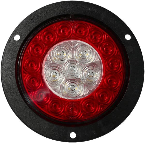 LED REAR FOG & REV LGT RND ECE GROM MNT 4" MV
