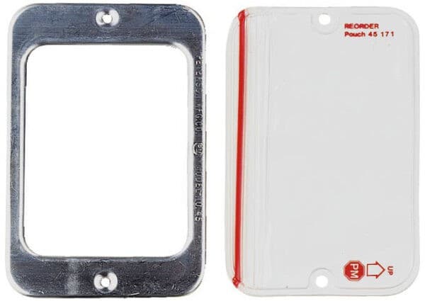 CERT HLDR RECT W/PCH 7.25"X4.875"
