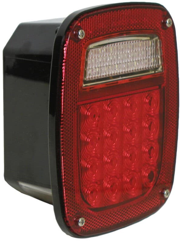 LED REAR COMB LGT RCT 5 FNC W/O LIC LT 5.77X6.76"