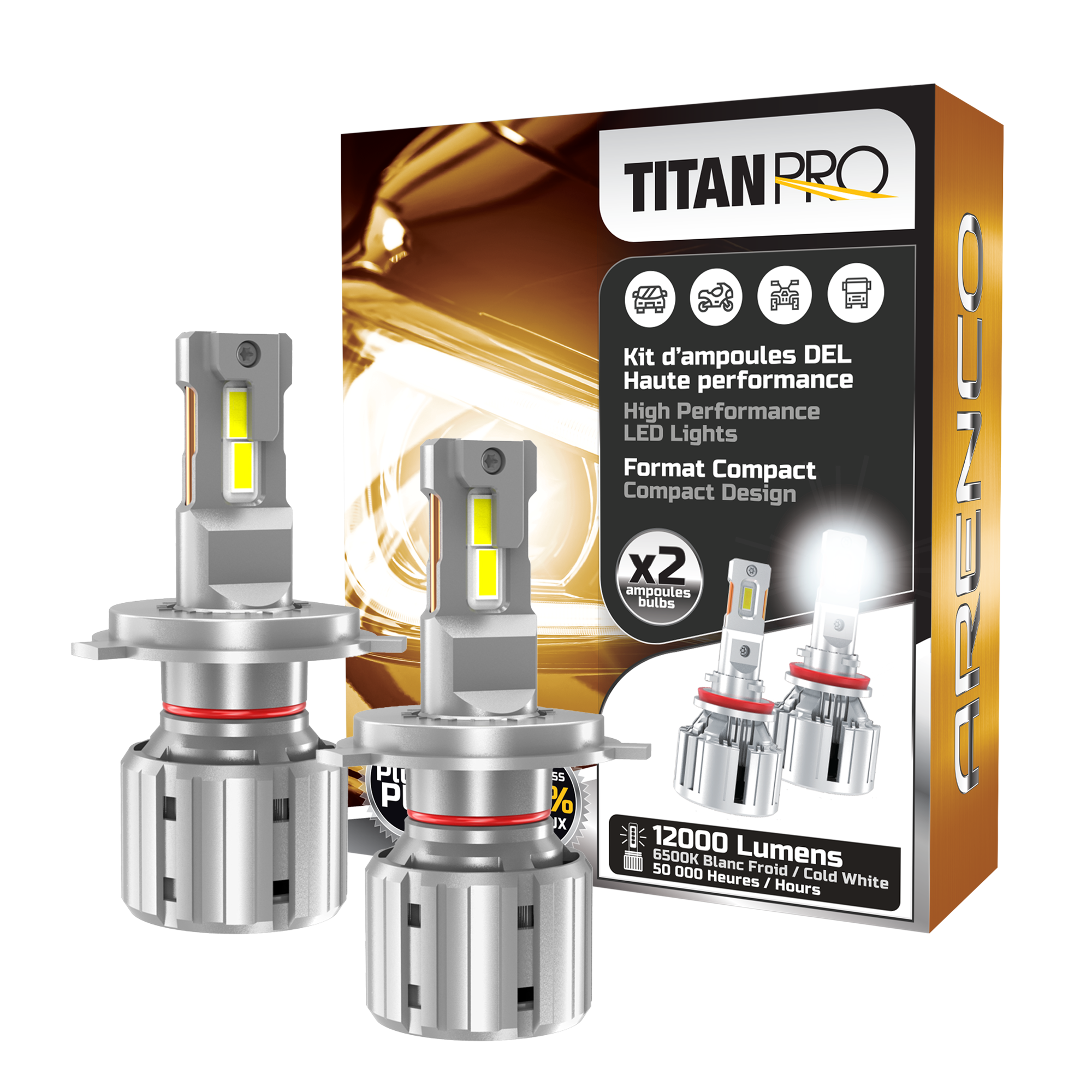 Titan Pro H4 LED Conversion Kit