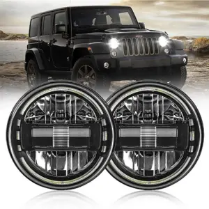 LED SEAL BEAM 7'' DOT JEEP HL/DRL KIT 2