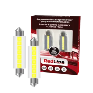 Ampoules DEL Festoon 41mm – Redline (Paire)