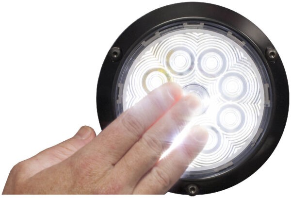 DOME LGT ASM, 10 LED ROUND, 2-WIRE