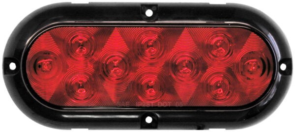 Surface-Mount Oval Stop / Turn / Tail Light, Multi-Volt, Multi-Volt ...